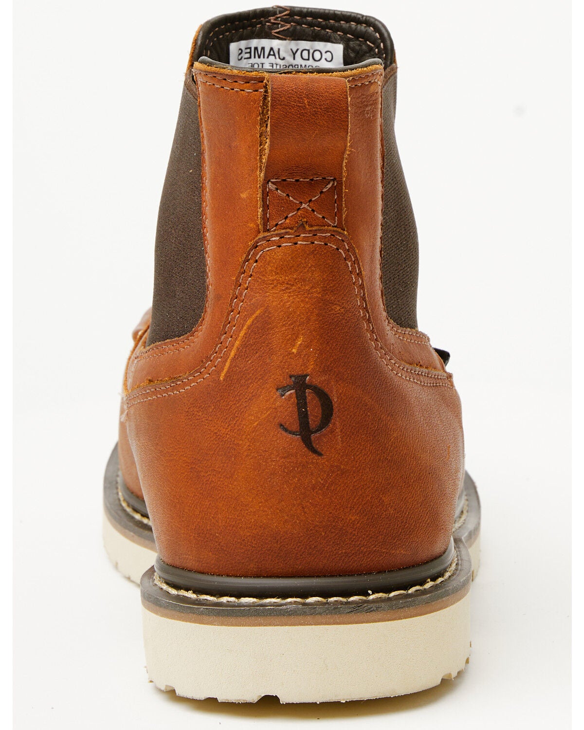 Image #5 - Cody James Men's Moc Chelsea Work Boots - Composite Toe, Brown, hi-res