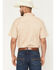 Image #4 - RANK 45&reg; Men's Mustang 2 Geo Print Short Sleeve Button-Down Stretch Western Shirt, Tan, hi-res