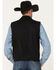 Image #5 - Powder River Outfitters Men's Black Wool Montana Vest, Black, hi-res