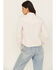 Image #4 - Kimes Ranch Women's Annie Long Sleeve Snap Cropped Western Shirt, Light Pink, hi-res