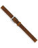 Image #3 - Tony Lama Men's Basic Double Stitch Belt, Brown, hi-res