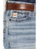 Image #2 - Cinch Men's Ian Acid Medium Wash Slim Bootcut Performance Stretch Denim Jeans, Medium Wash, hi-res