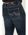 Image #4 - Rock 47 by Wrangler Men's Victor Dark Wash Slim Straight Stretch Denim Jeans, Dark Wash, hi-res