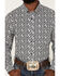 Image #3 - RANK 45&reg; Men's Dillinger Geo Print Long Sleeve Button-Down Stretch Western Shirt, White, hi-res