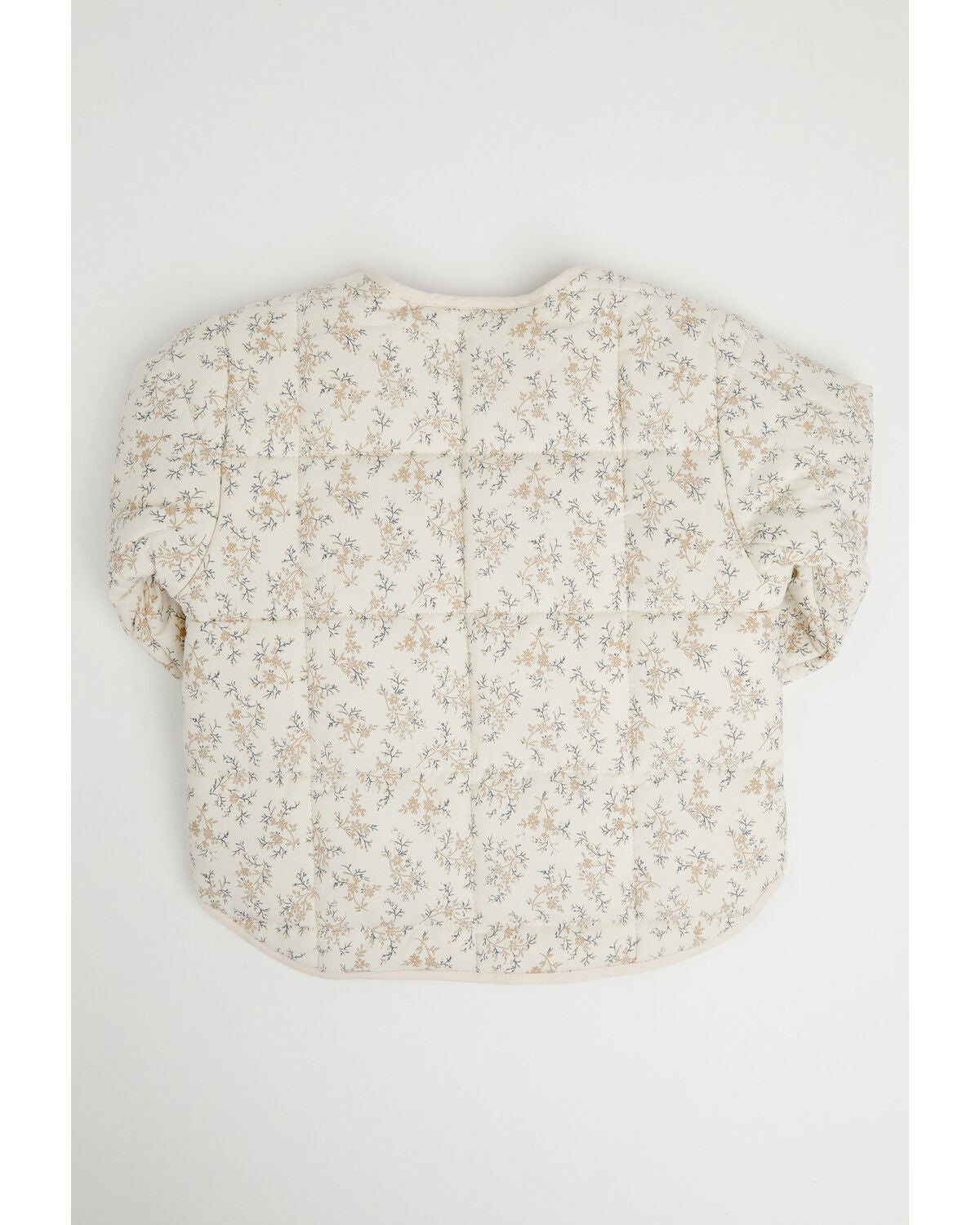 Image #3 - Yura Toddler Girls' Floral Print Quilted Jacket, Cream, hi-res