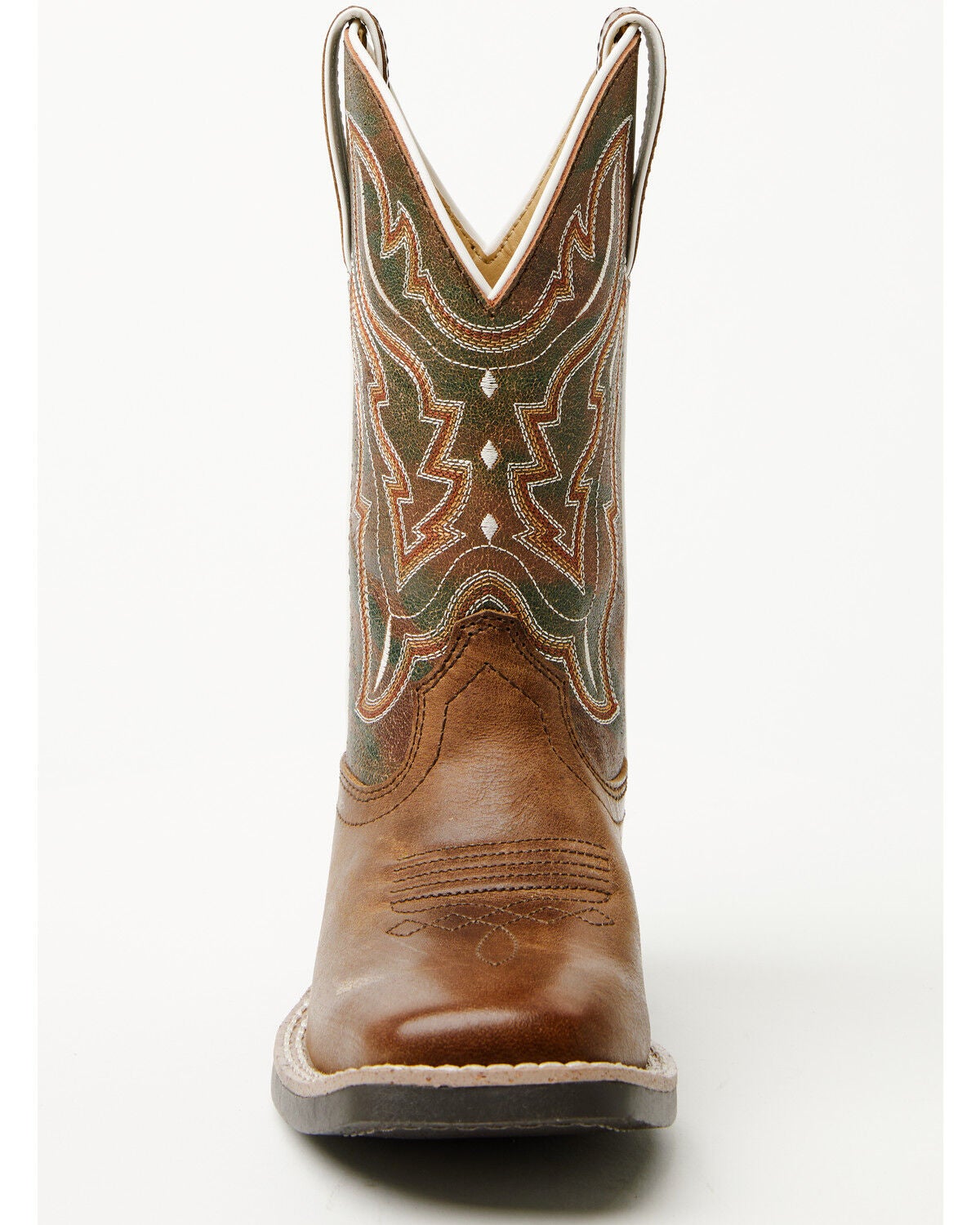 Image #4 - Cody James Boys' Holden Western Boots - Broad Square Toe, Brown, hi-res
