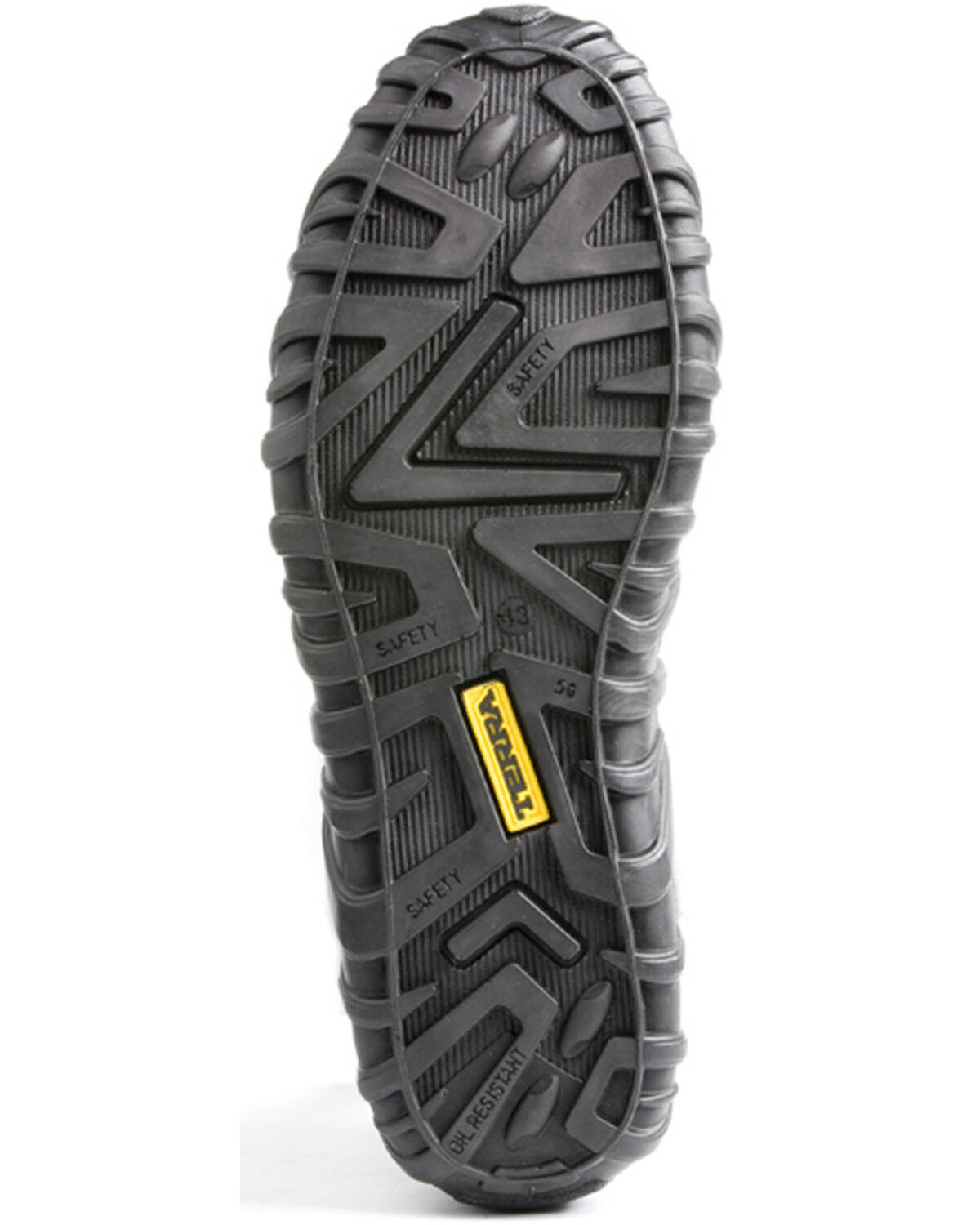 Image #3 - Terra Men's Black Spider Work Shoe, Black, hi-res
