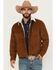 Image #1 - Wrangler Men's Corduroy Sherpa Lined Trucker Jacket, , hi-res
