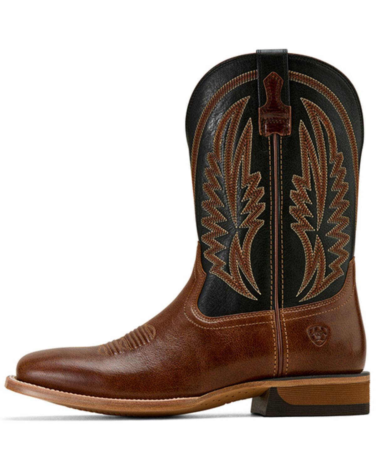 Image #2 - Ariat Men's Sidewinder Western Boots - Broad Square Toe, Black, hi-res