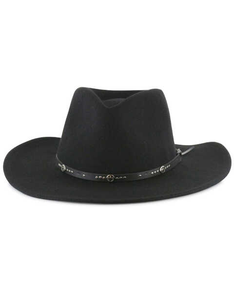 Image #6 - Cody James Men's Sedona 2X Felt Western Fashion Hat, Black, hi-res
