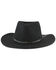 Image #6 - Cody James Men's Sedona 2X Felt Western Fashion Hat, Black, hi-res