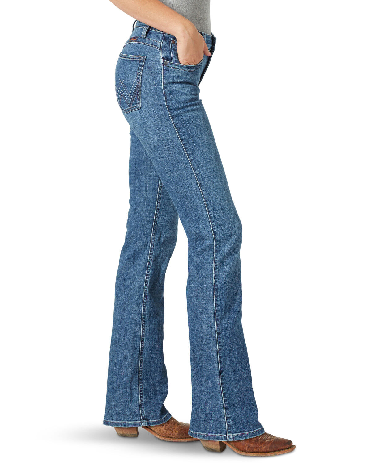 ladies wrangler bootcut jeans