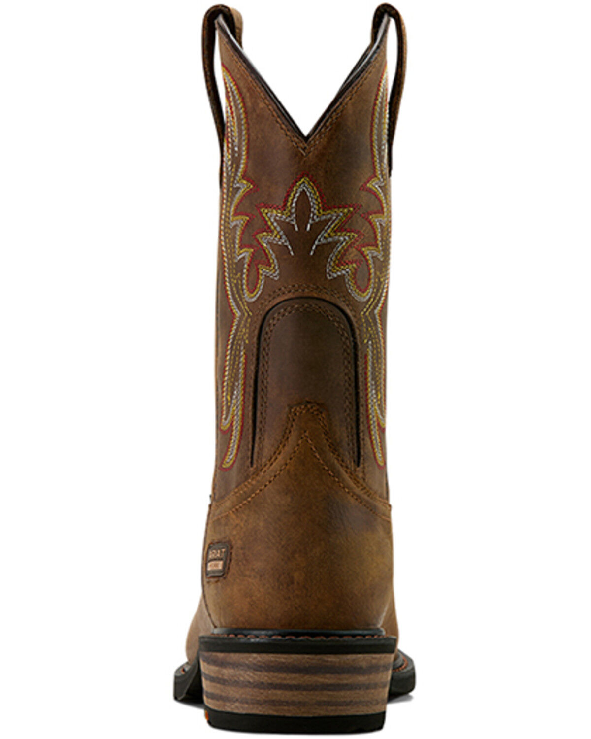 Image #3 - Ariat Men's Ironside Pull-On Work Boots - Steel Toe, Brown, hi-res