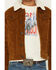 Image #3 - Wrangler Boys' Corduroy Sherpa Lined Button-Down Jacket, Tan, hi-res