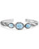Image #1 - Montana Silversmiths Women's Peace & Serenity Cuff Bracelet, Silver, hi-res