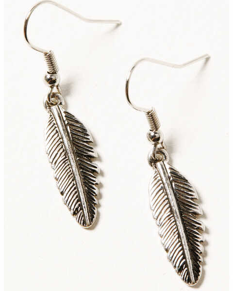 Shyanne Women's Semi-Precious Dangle Earrings - 3-Set, Silver, hi-res
