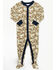 Image #2 - Boot Barn Infant Boys' Camo & USA Footed PJ Onesie Set - 2-piece, , hi-res