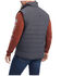 Image #2 - Ariat Men's Rebar Valiant Stretch Canvas Zip-Front Insulated Work Vest, Charcoal, hi-res