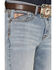Image #2 - RANK 45® Men's Pistol Medium Wash Slim Straight Stretch Denim Performance Jeans, Light Wash, hi-res