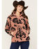 Image #1 - Wrangler Women's Paisley Print Sherpa Pullover, Medium Pink, hi-res