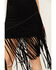 Image #2 - Idyllwind Women's Shiloh Asymmetrical Faux Suede Skirt, Black, hi-res