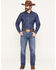 Image #1 - Wrangler Retro Men's WRT20 Jay Medium Wash Relaxed Bootcut Stretch Denim Jeans, Medium Wash, hi-res