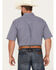 Image #4 - Wrangler Men's Classic Plaid Print Short Sleeve Button-Down Western Shirt - Big, Blue, hi-res