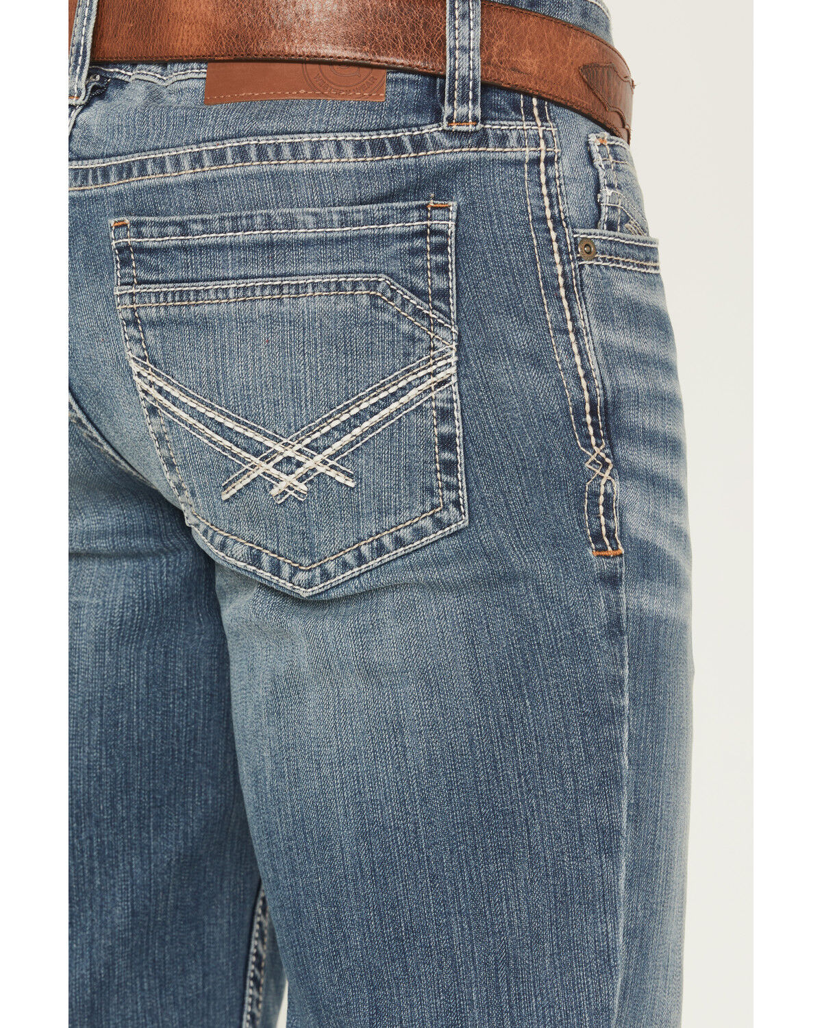 Image #4 - Cody James Men's Hombre Medium Wash Slim Straight Stretch Denim Jeans, Medium Wash, hi-res