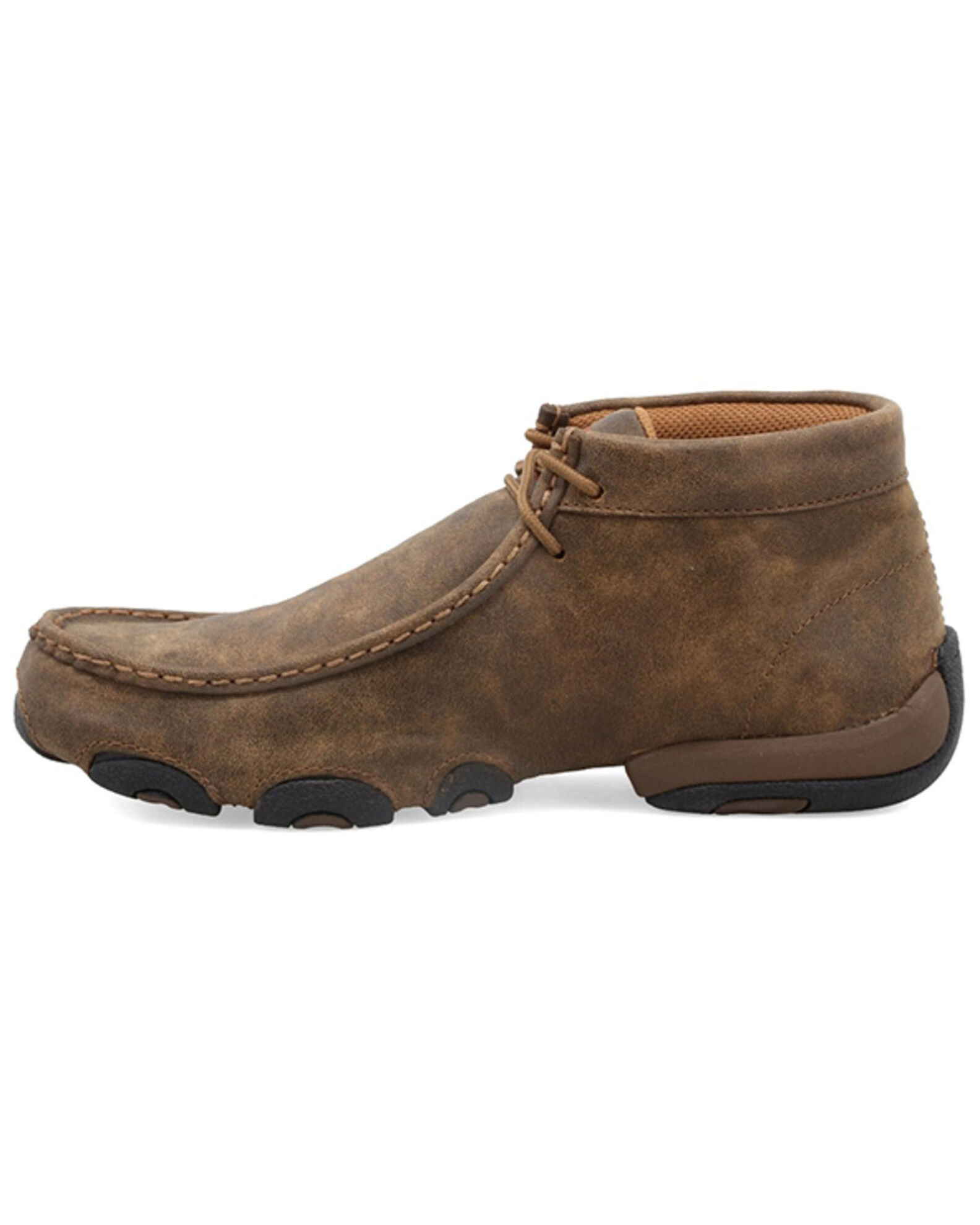 Image #3 - Twisted X Women's Chukka Driving Mocs, Tan, hi-res