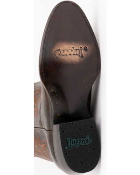 Image #7 - Ferrini Men's Remington Western Boots - Medium Toe, Chocolate, hi-res