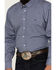 Image #3 - Resistol Men's Henry Houndstooth Print Long Sleeve Button Down Western Shirt , Blue, hi-res