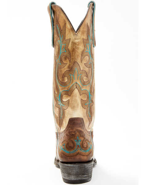 Image #5 - Old Gringo Women's Diego Heavy Western Boots - Snip Toe, Gold, hi-res