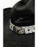Image #2 - Cody James Longhorn Luke Straw Cowboy Hat, Black, hi-res