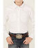 Image #3 - Cody James Boys' North Star Geo Print Long Sleeve Pearl Snap Western Shirt, Ivory, hi-res