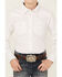 Image #3 - Cody James Boys' North Star Geo Print Long Sleeve Pearl Snap Western Shirt , Ivory, hi-res