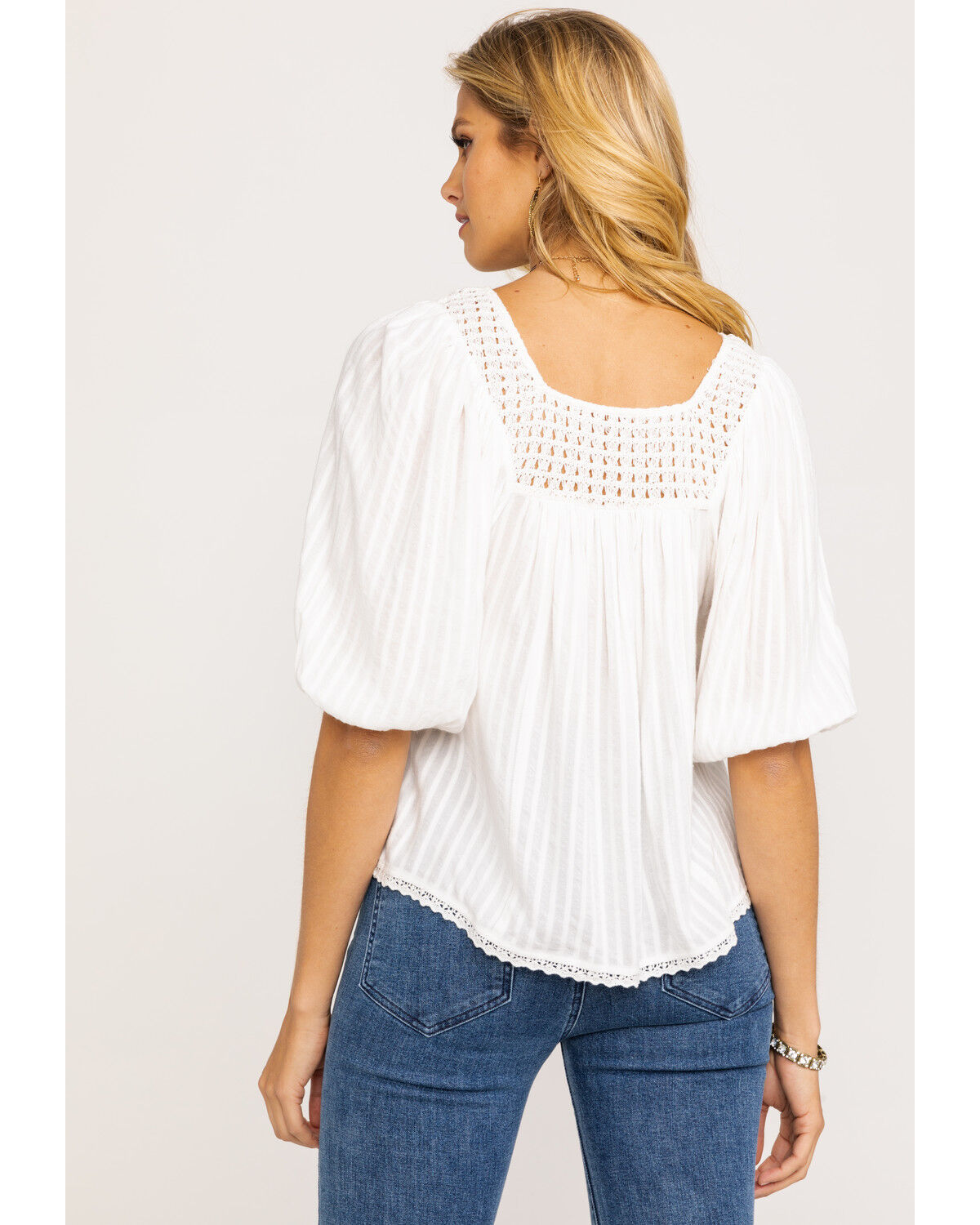 flowy peasant top