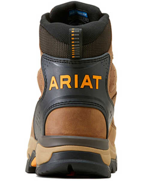 Image #3 - Ariat Men's 6" Endeavor Waterproof Work Boots - Soft Toe , Brown, hi-res