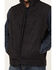 Image #3 - Cinch Men's Herringbone Textured Concealed Carry Bonded Vest, Charcoal, hi-res