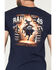 Image #4 - RANK 45&reg; Men's Forged Logo Short Sleeve Graphic T-Shirt, Navy, hi-res