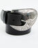 Image #1 - Shyanne Women's Asymmetric Buckle Leather Belt, Black, hi-res