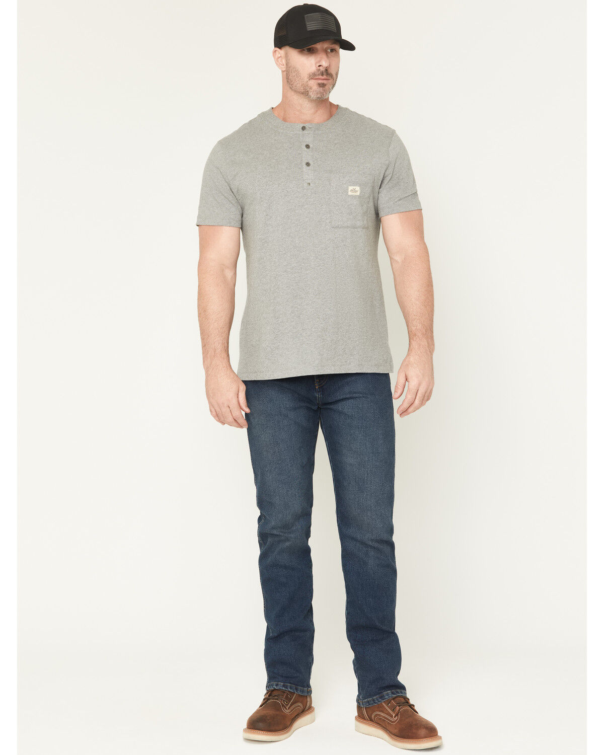 Image #1 - Dickies Men's FLEX Medium Wash Relaxed Fit Straight Carpenter Jeans, Medium Wash, hi-res
