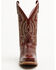 Image #4 - Laredo Women's Vera Western Boots - Square Toe, Red, hi-res