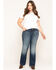 Image #6 - Wrangler Retro Women's Dark Mae Bootcut Jeans - Plus, Blue, hi-res