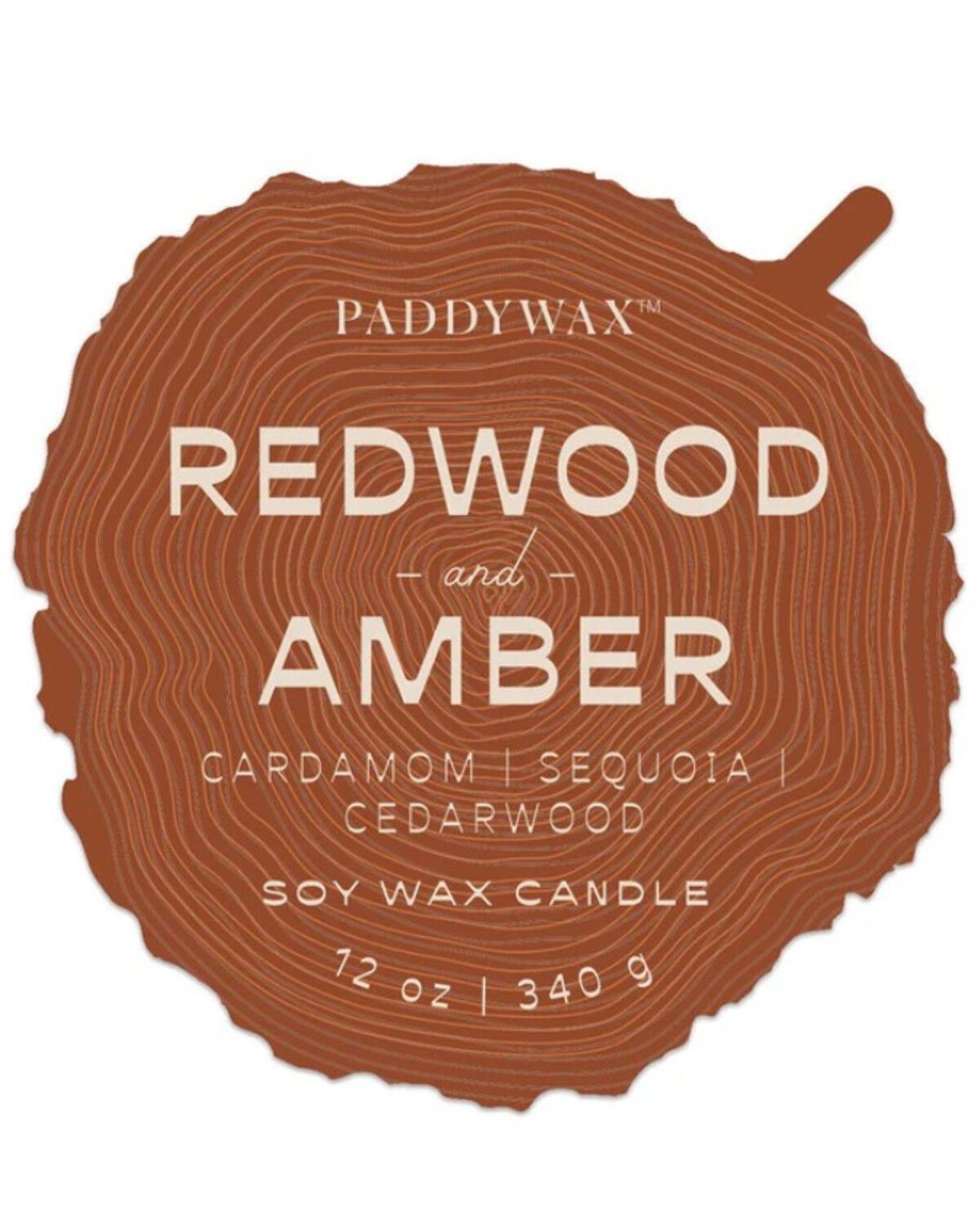 Image #2 - Paddywax 12oz Redwood And Amber Candle, Multi, hi-res