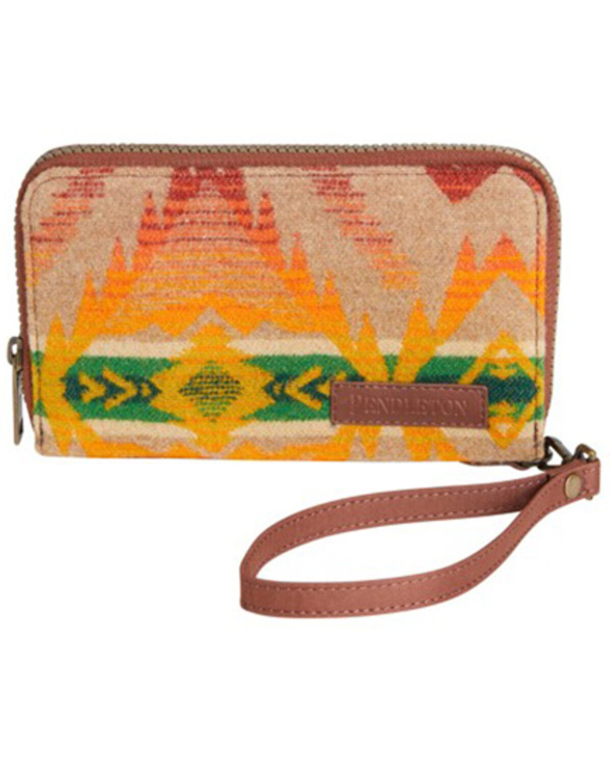 Image #1 - Pendleton Women's Sawtooth Mountain Smartphone Wallet, Brown, hi-res