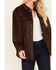Image #3 - Cleo + Wolf Women's Faux Suede Shacket, Chocolate, hi-res
