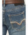 Image #4 - Rock & Roll Denim Men's Medium Wash Skinny Stretch Denim Jeans, Medium Wash, hi-res