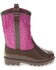 Image #2 - Western Chief Girls' Western Cowgirl Rain Boots - Round Toe, Pink, hi-res