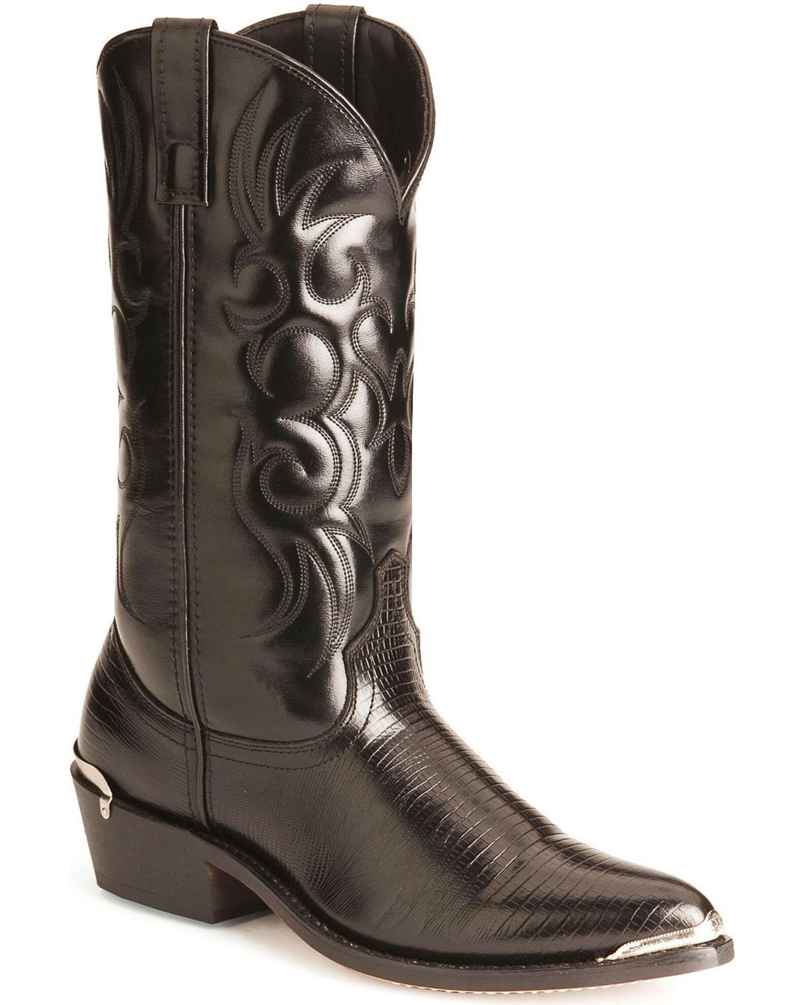 Laredo Men s Lizard Print Western Boots Pointed Toe Sheplers