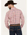 Image #4 - Ariat Men's Darvey Plaid Print Long Sleeve Button-Down Performance Western Shirt, , hi-res